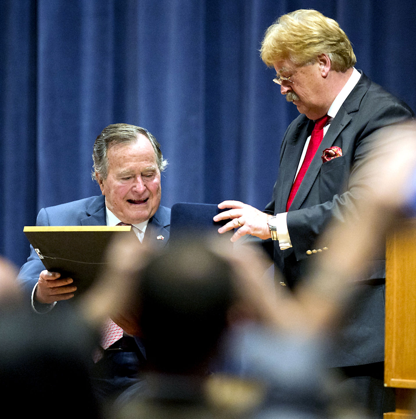 Bush Senior Receives Award 2014